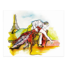 Tango à Paris Cartes Postales