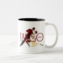 Tango dance taza