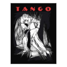 Tango Dancers Art Photo