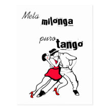 Tango de Milonga Puro de méta Cartes Postales