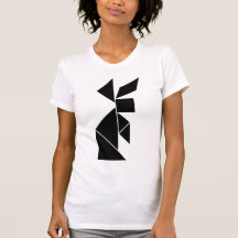 tangram bunny t shirts
