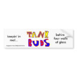 Tank Buds simple bumper sticker