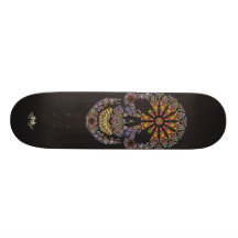 Tank Theory "Stained Skull" Skateboards