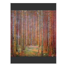 Tannenwald I by Gustav Klimt Post Cards