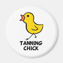 Tanning Chick Magnet