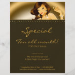 Tanning Flyer Super Gold Jewellery Woman