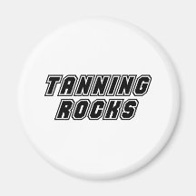 Tanning Rocks Refrigerator Magnets