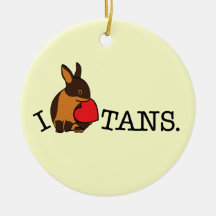 TANS! CHRISTMAS TREE ORNAMENTS