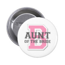 Tante de l'acclamation de jeune mariée pin's avec agrafe
