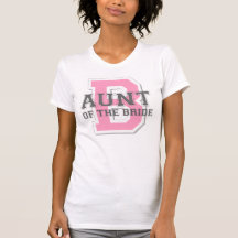 Tante de l'acclamation de jeune mariée t-shirt