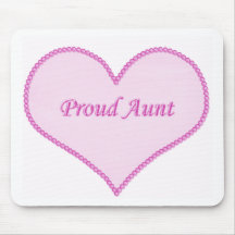 Tante fière Mousepad, rose Tapis De Souris