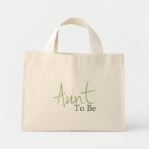 Tante To Be (manuscrit vert) Sac