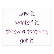 Tantrum 2 copy post card