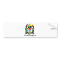 Tanzania Coat of Arms Bumper Stickers