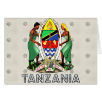 Tanzania Coat of Arms Greeting Card