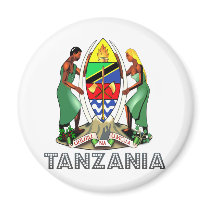 Tanzania Coat of Arms Magnets