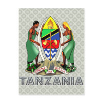 Tanzania Coat of Arms Postcard