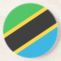 Tanzania Flag Coaster coasters