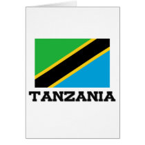 Tanzania Flag cards