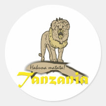 Tanzanian Goodies Round Stickers