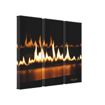 "tanzende Flammen" by mysteryella Galerie Faltleinwand