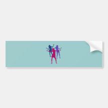 tanzende Frauen dancing women Autosticker