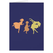 tanzende Kinder dancing children Karte