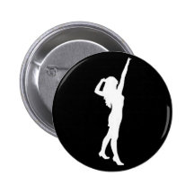 tanzendes Mädchen Buttons