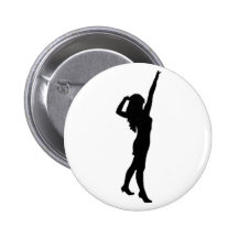 tanzendes Mädchen Buttons