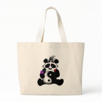 Tao Panda Tote Bags
