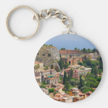 Taormina amphitheatre 4 keychains