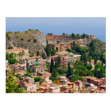 Taormina amphitheatre 4 post card