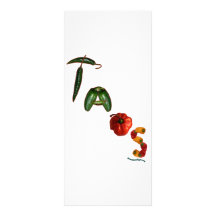 Taos Chili Peppers Personalized Rack Card