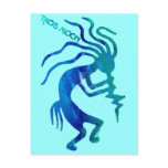 Taos Moon Kokopelli Postcard