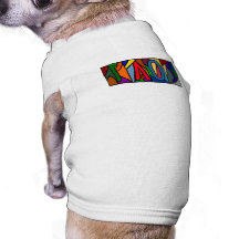 TAOS ~ PERSONALIZED BGLETTERS ~ PET-WARE FOR DOGS! DOG T SHIRT