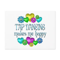 Tap Dancing Happiness Postcards