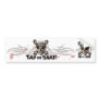 Tap or Snap MMA Skull Gear Bumper Sticker