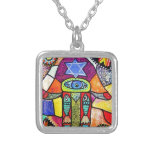 Tapastry vintage Hamsa Collier Personnalisé
