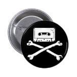 Tape & Crossbones Music Pirate Piracy Home Taping