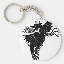 Tapestry Dragon Key Chain