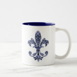 Tapestry Fleur de lis 1 Coffee Mug