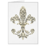 Tapestry Fleur de lis 3 cards
