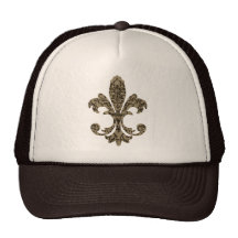 Tapestry Fleur de lis 4 Hat