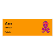 Tapestry Head Purple Business Card Templates