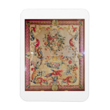 Tapestry in early Rococo style with strapwork and Flexible Magnet