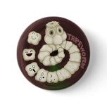 Tapeworm Button by bogleech.com