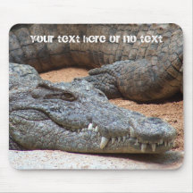 Tapis de souris alligator