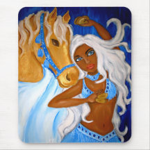 Tapis de souris Arabe de bleus