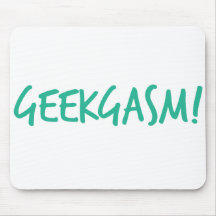 Tapis de souris bleu de Geekgasm