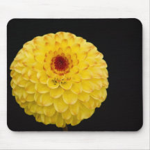Tapis de souris Dahlie jaunes